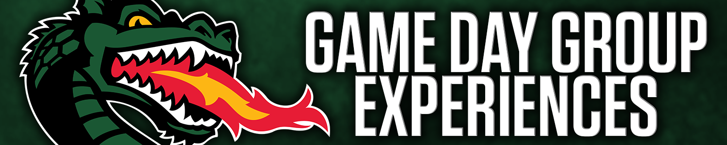 Blaze logo with Game Day Group Experiences Banner